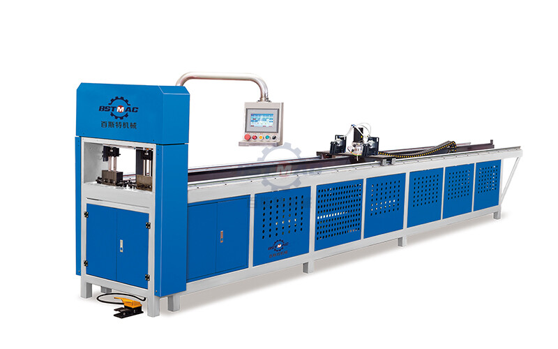 Full automatic tube punching machine